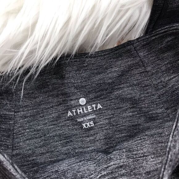 Athleta high rise mesh plie leggings heather gray‎ - Picture 3 of 7